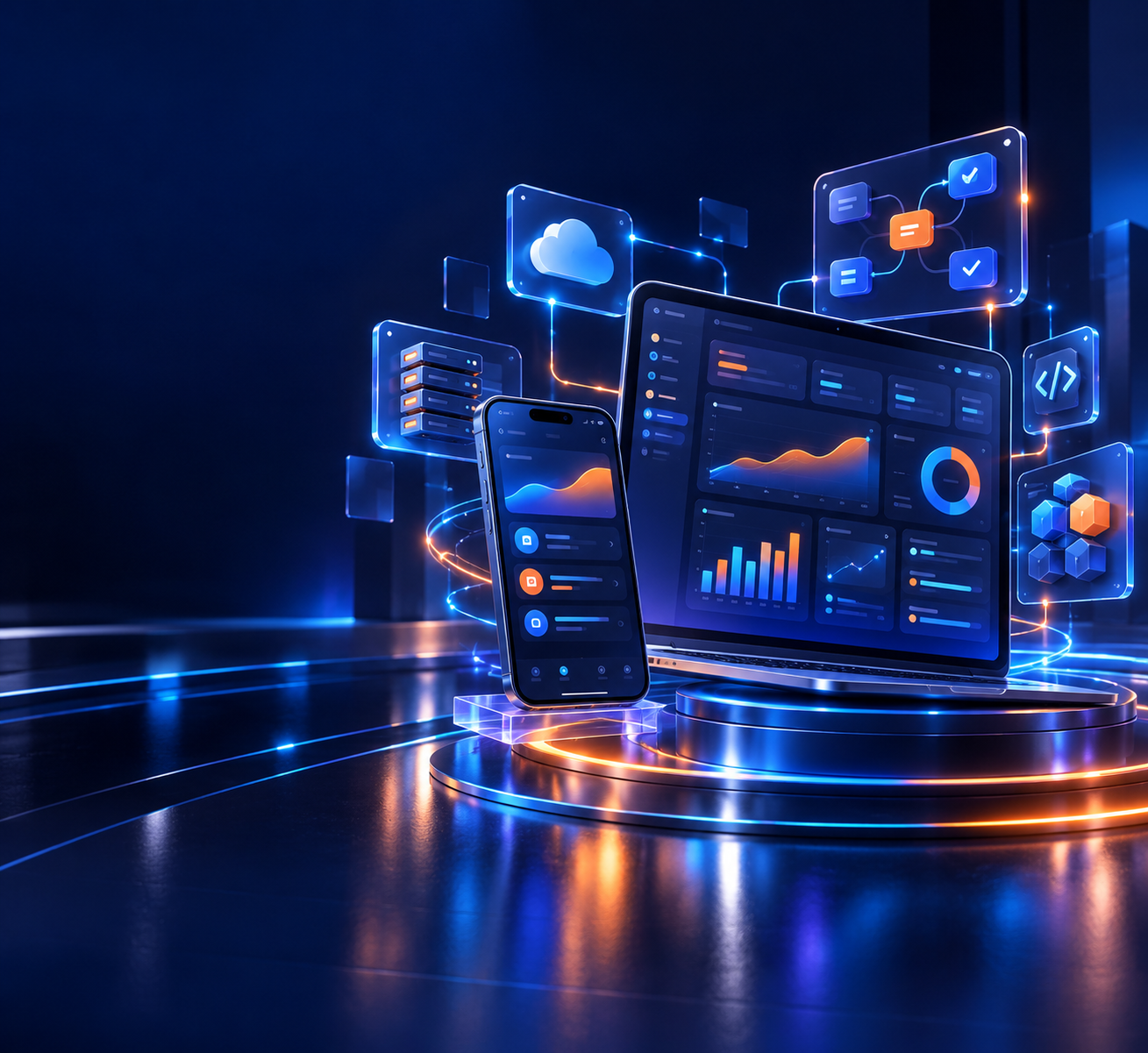 Advanced artificial intelligence and connected software technology